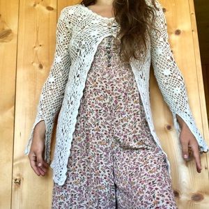 Knit / Crochet summer top / Swimsuit cover